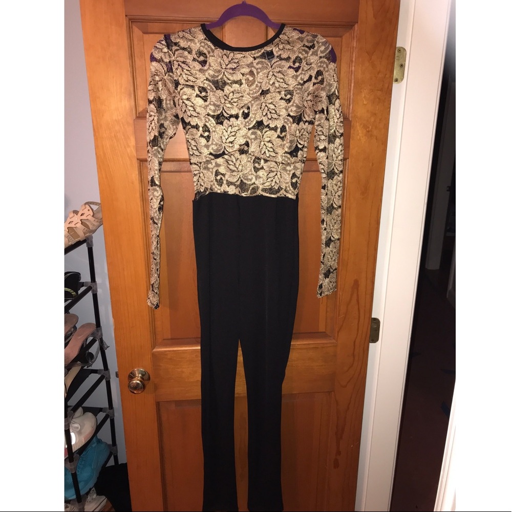 Black and Gold  jumpsuit from Windsor